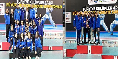 Kağıtspor Karate Erkek ve Bayan Takımları Türkiye Şampiyonu oldu